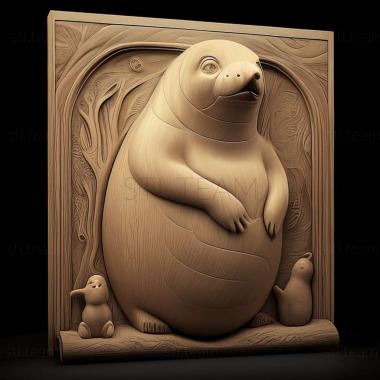 3D model Claydol Big and Tall Seal the Giant Nendoll (STL)